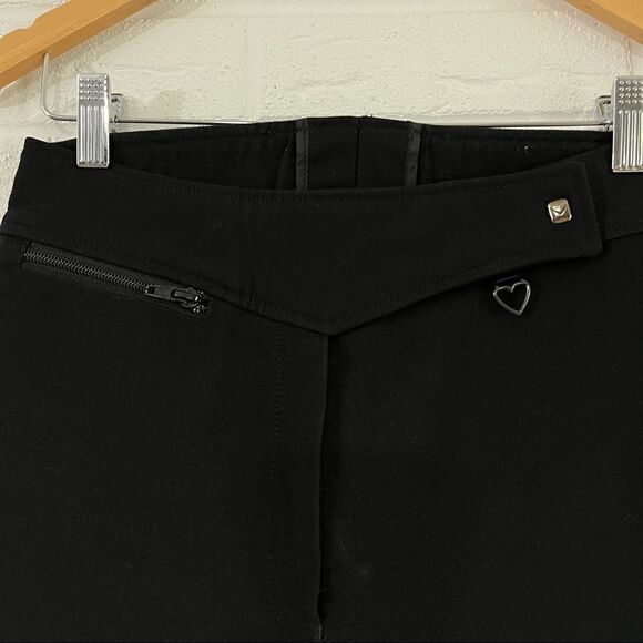 🚨4/$25 VINTAGE OBERMEYER Black Stirrup Ski Pants Size 8L - Picture 6 of 8